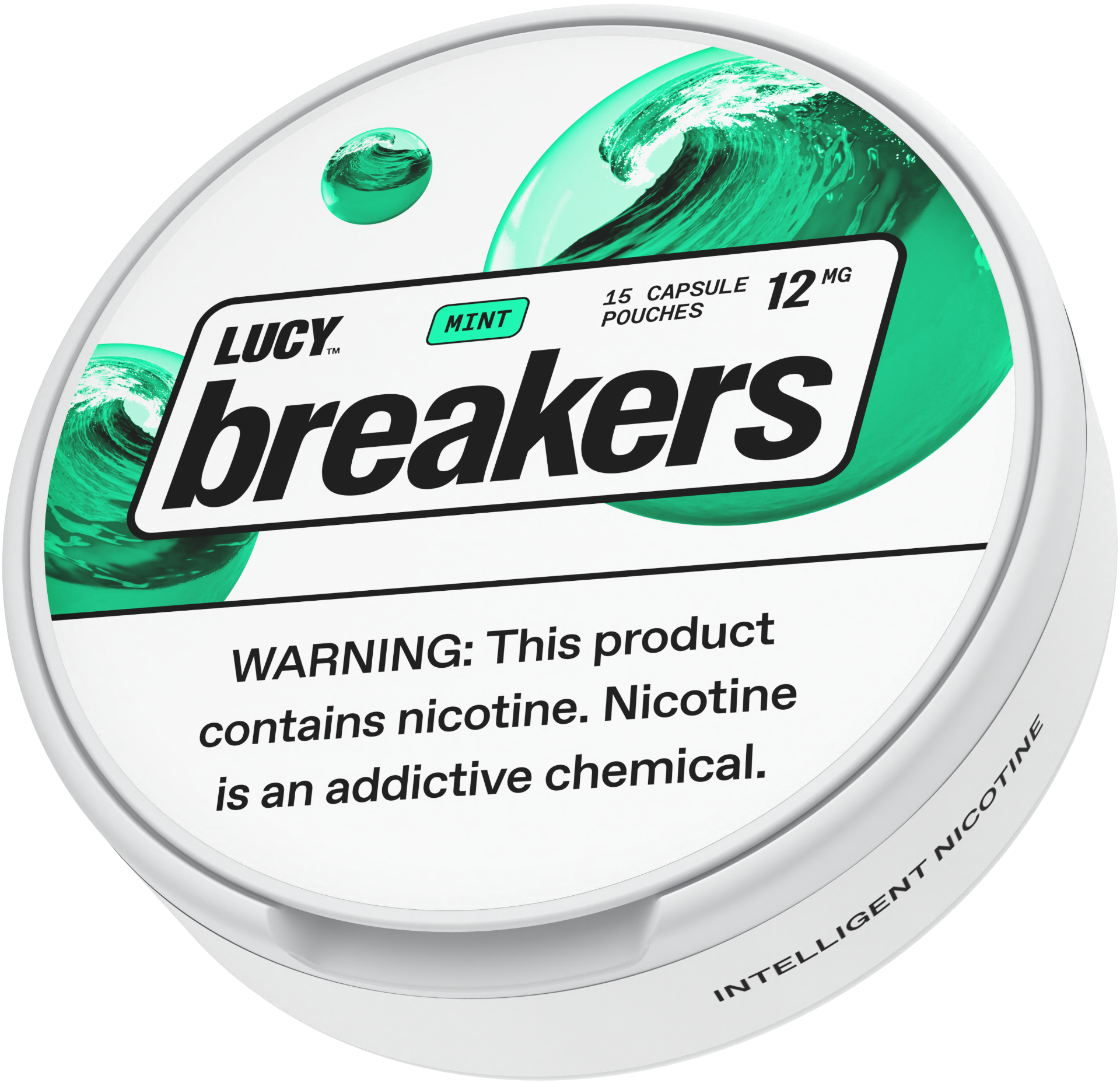 Lucy Breakers Mint 12mg capsule pouches